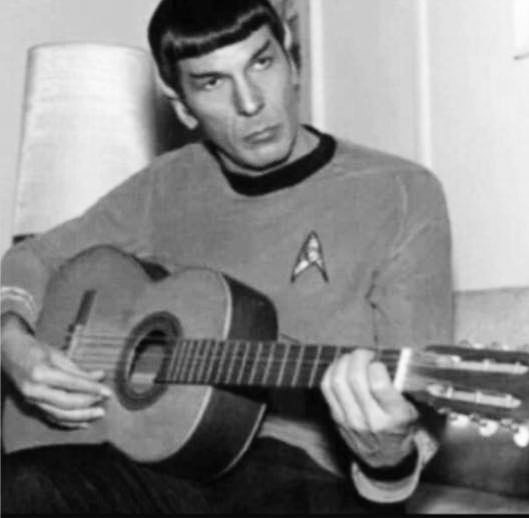 spock-on-guitar-bw