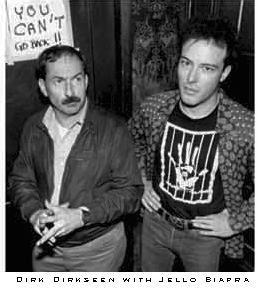 Dirk Dirksen and Jello Biafra