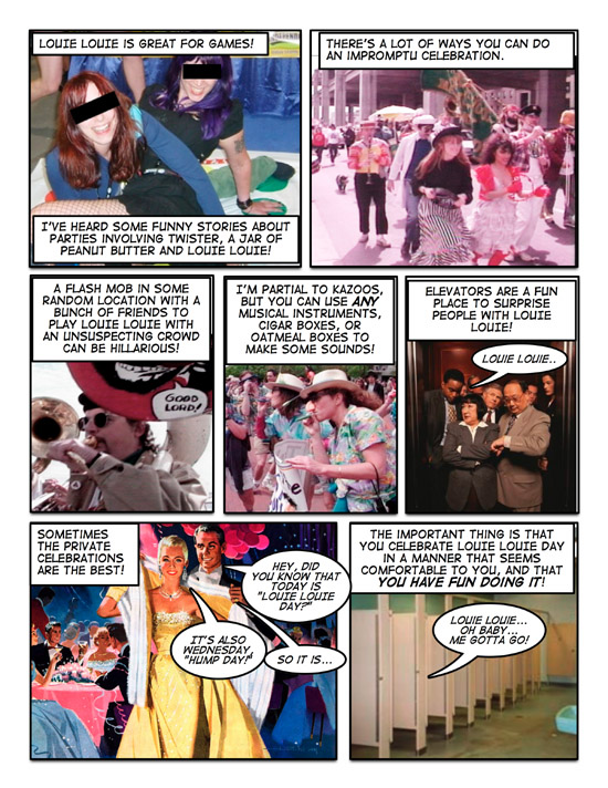 The LOUIE LOUIE Comic Strip Blog - Chapter 3