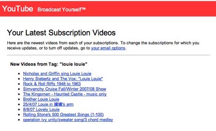 LOUIE LOUIE subscriptions on YouTube