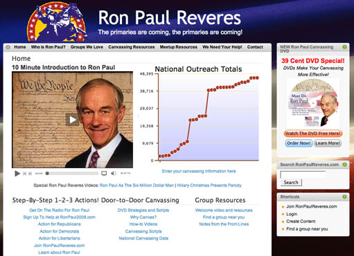 Ron Paul's Raiders -the webpage