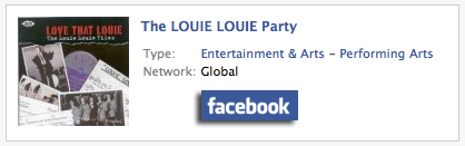 Facebook LOUIE LOUIE Party