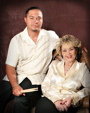 Etta James and her son Donto James