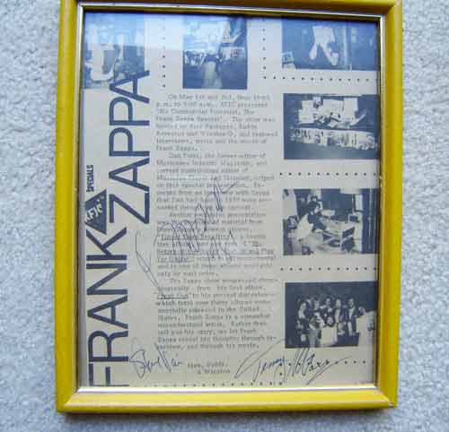 KFJC Frank Zappa marathon of 1981